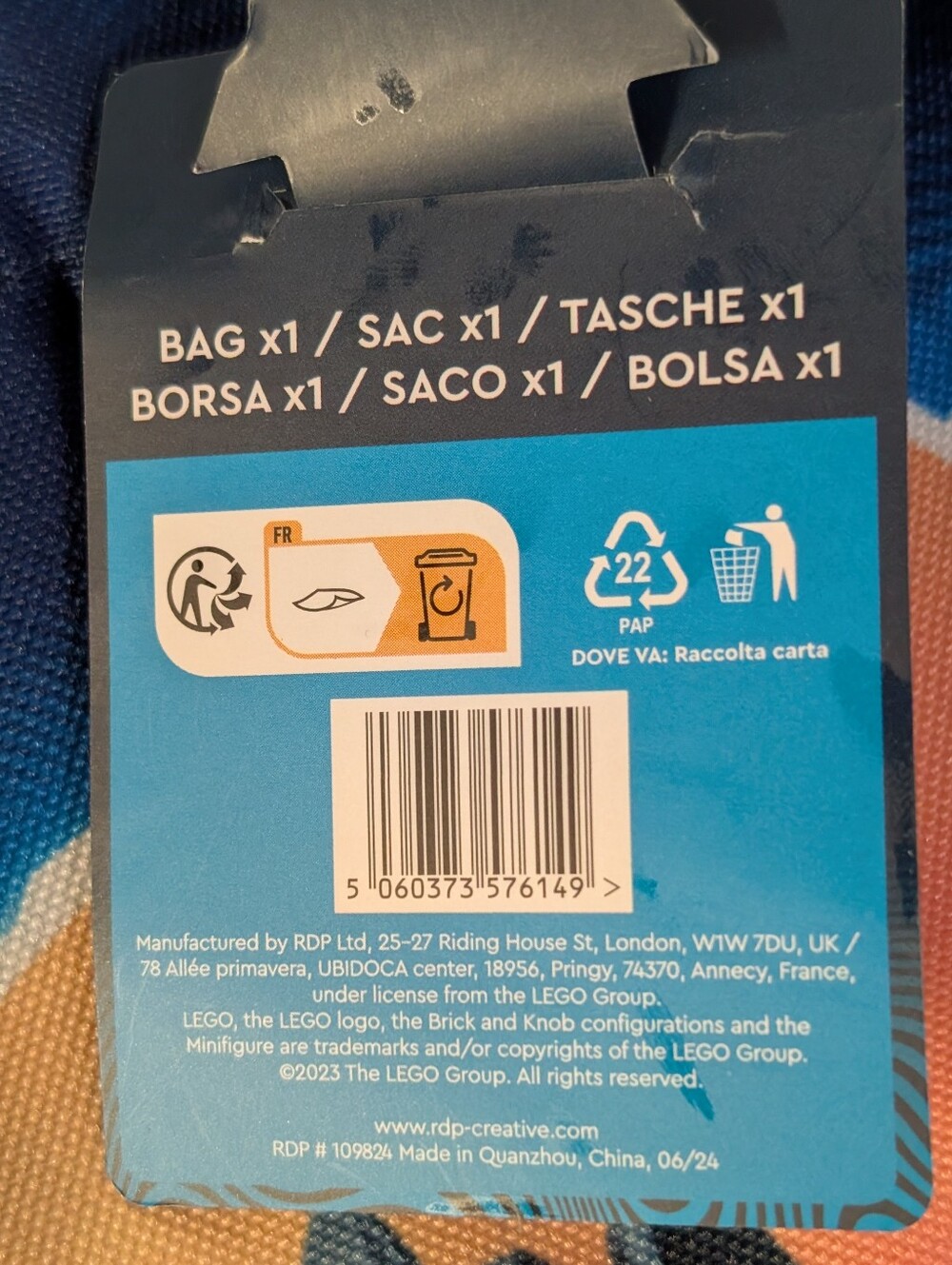 NWT Lego Dreamzzz Tote Bag Official Licensed Reusable Bag - Picture 7 of 10
